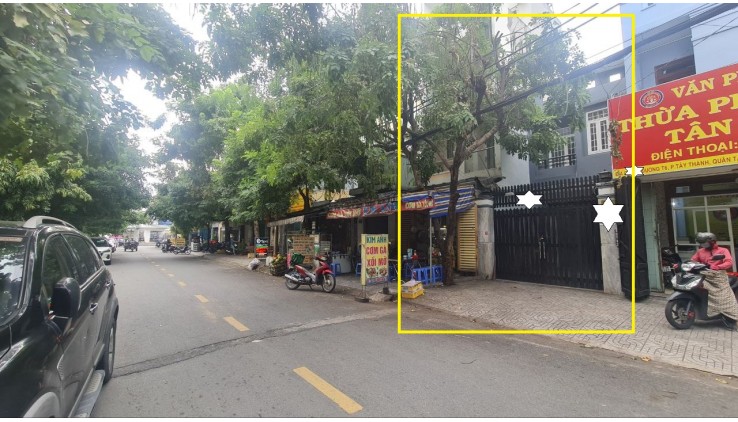 Cho thuê nhà  Mặt Tiền khu Tây Thạnh 80m2, 2Lầu, 16Triệu